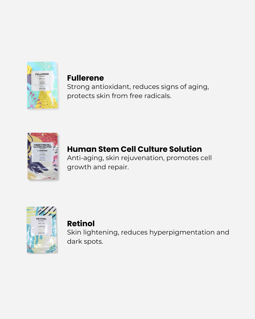 Kiso Face Mask Bundle – Natural Essence Collection